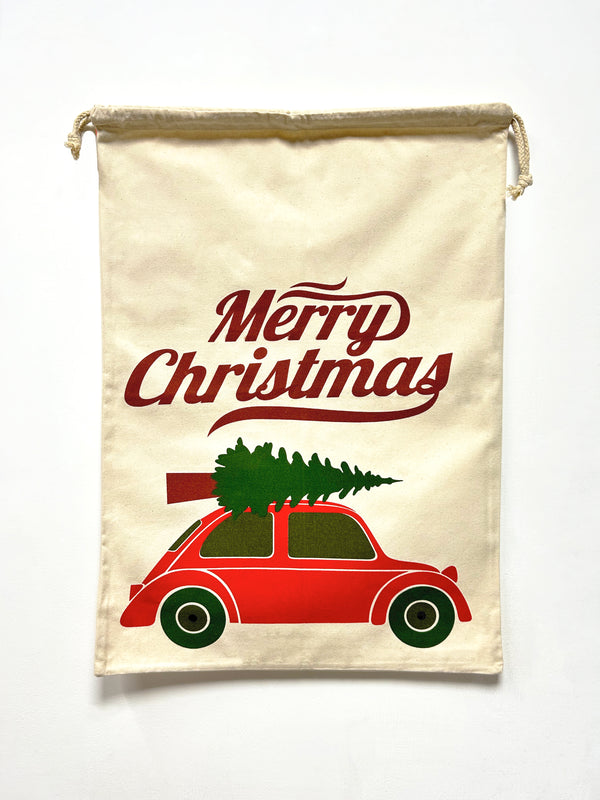 Tree on top Christmas bag