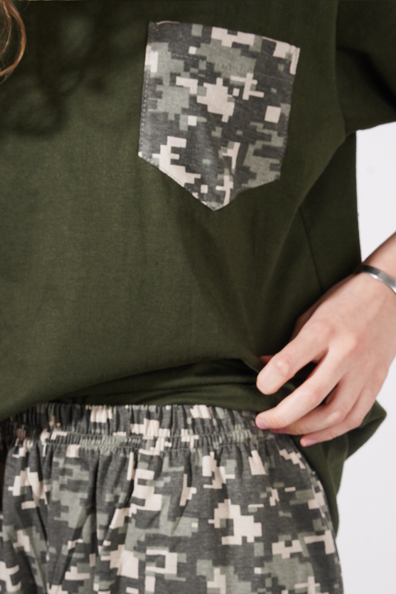 Pijama Conjunto Militar para Dama